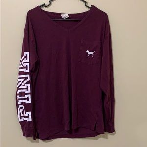 Pink long Sleeve Top